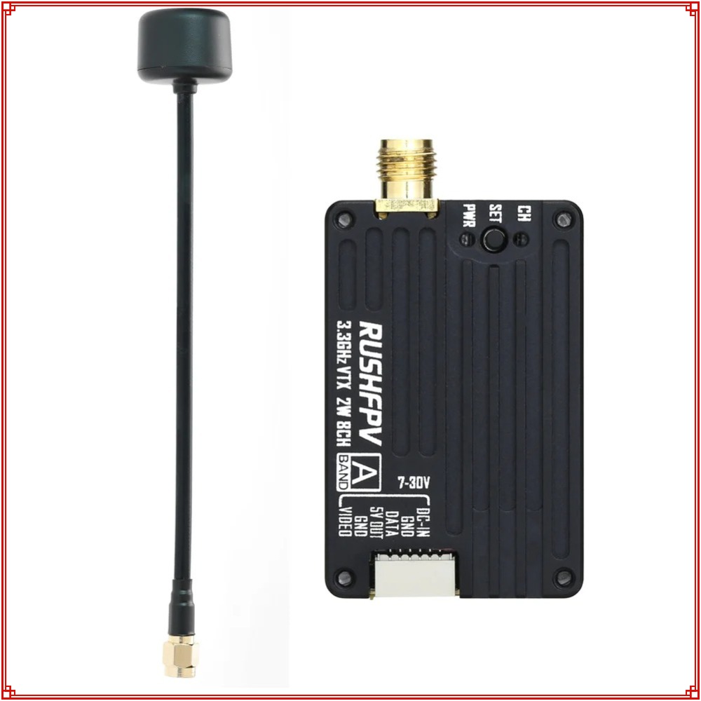 2026 New RUSHFPV 3.3G 2W VTX T - Fpv Drone Antenna recension och pris