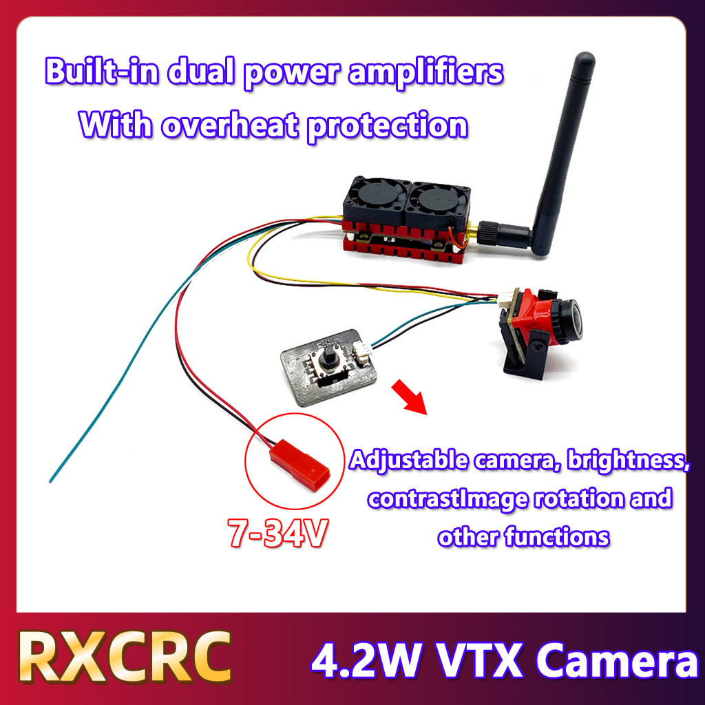 RXCRC 5.8G 48CH 4.2W High Powe - Fpv Drone Camera recension och pris