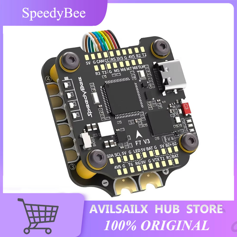 SpeedyBee F7 V3 BL32 50A 30x30 - Betaflight Fc Blheli 32 recension och pris